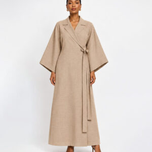 The Dignity Linen Wrap Maxi
