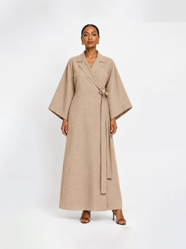 The Dignity Linen Wrap Maxi